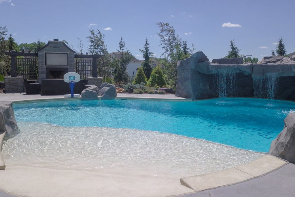 Backyard Oasis custom pool design by Signature Pools