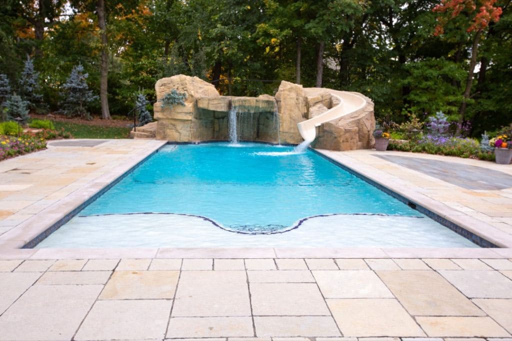 The Cascades custom pool design by Signature Pools