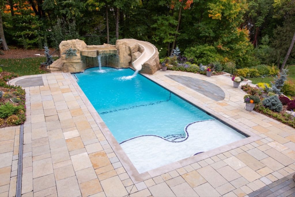The Cascades custom pool design by Signature Pools